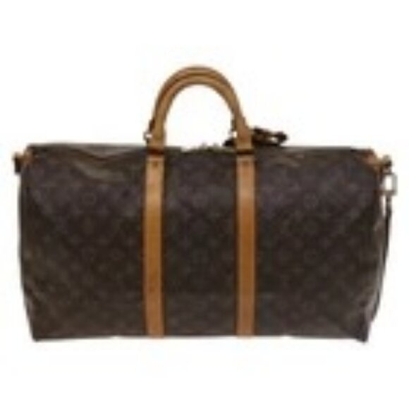 LOUIS VUITTON Monogram Keepall Bandouliere 50 Boston Bag M41416 LV Auth 134816 - Picture 2 of 16